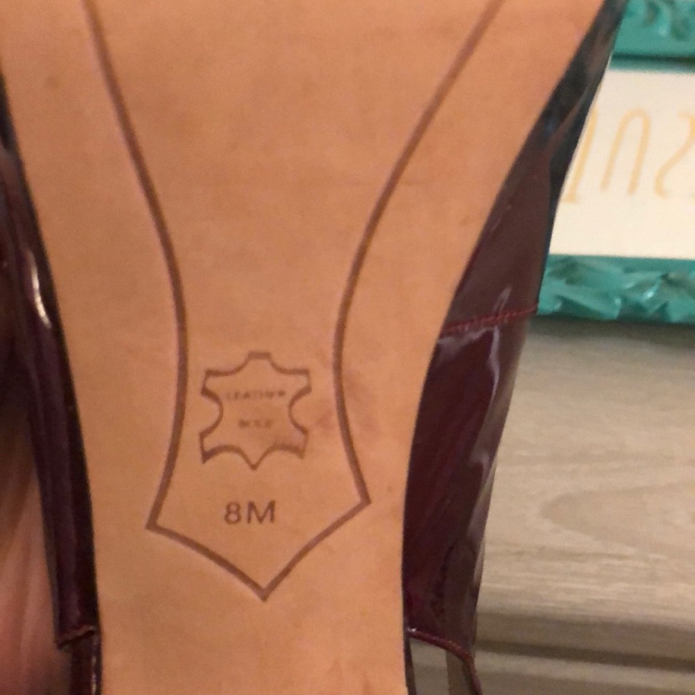 Joan And David Ruby Red Patent Platform Singbacks - image 7